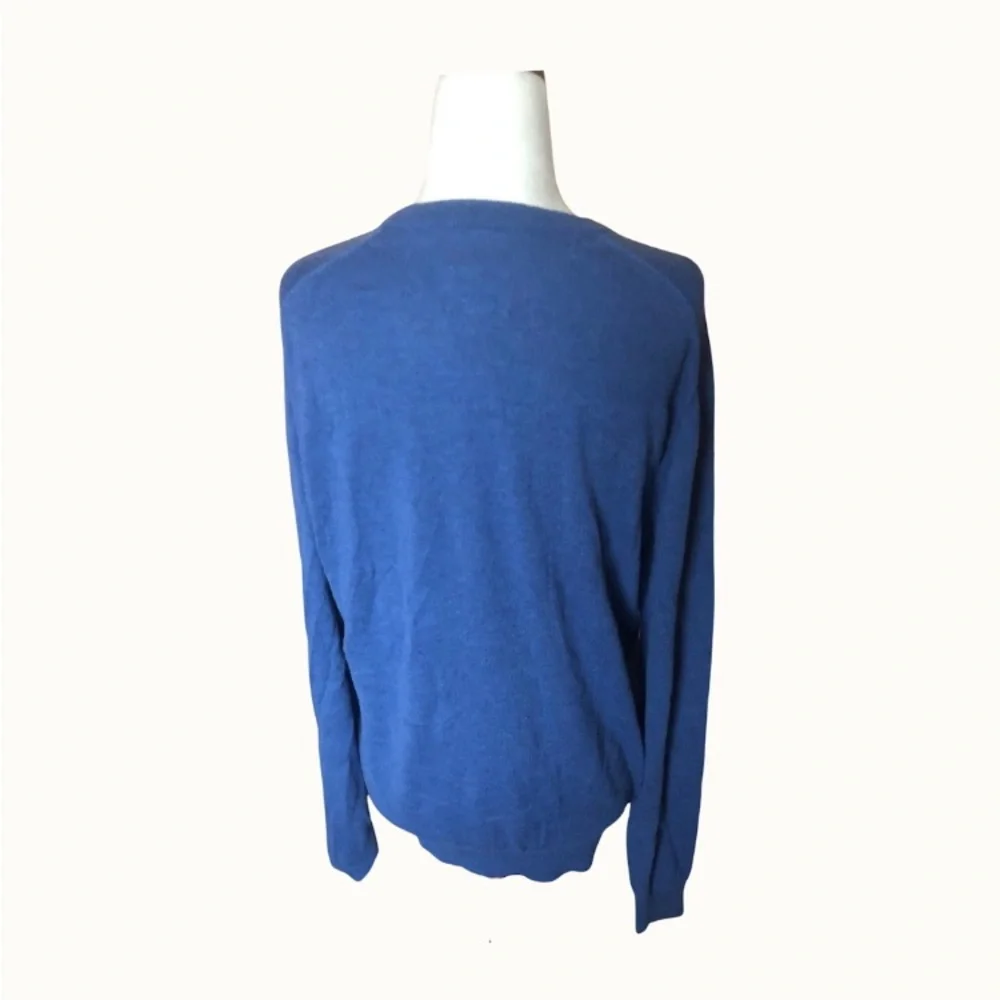 St.‎ John’s Bay V-neck Mens Blue Sweater Size S